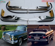 Mercedes W111 W112 low grille models 280SE 3, 5L V8 bumpers